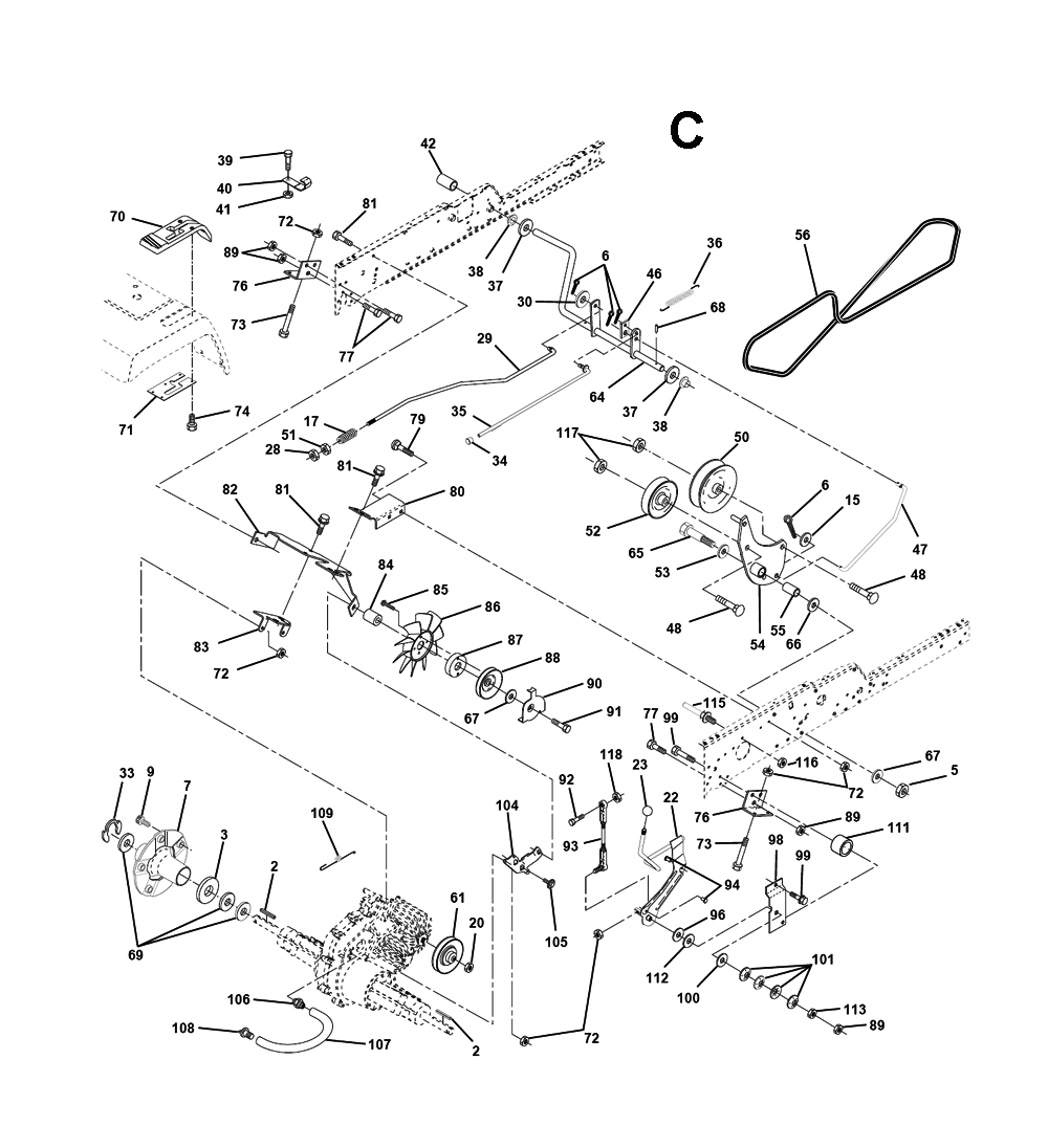 GTH-250-(954140104B)-Husqvarna-PB-2Break Down